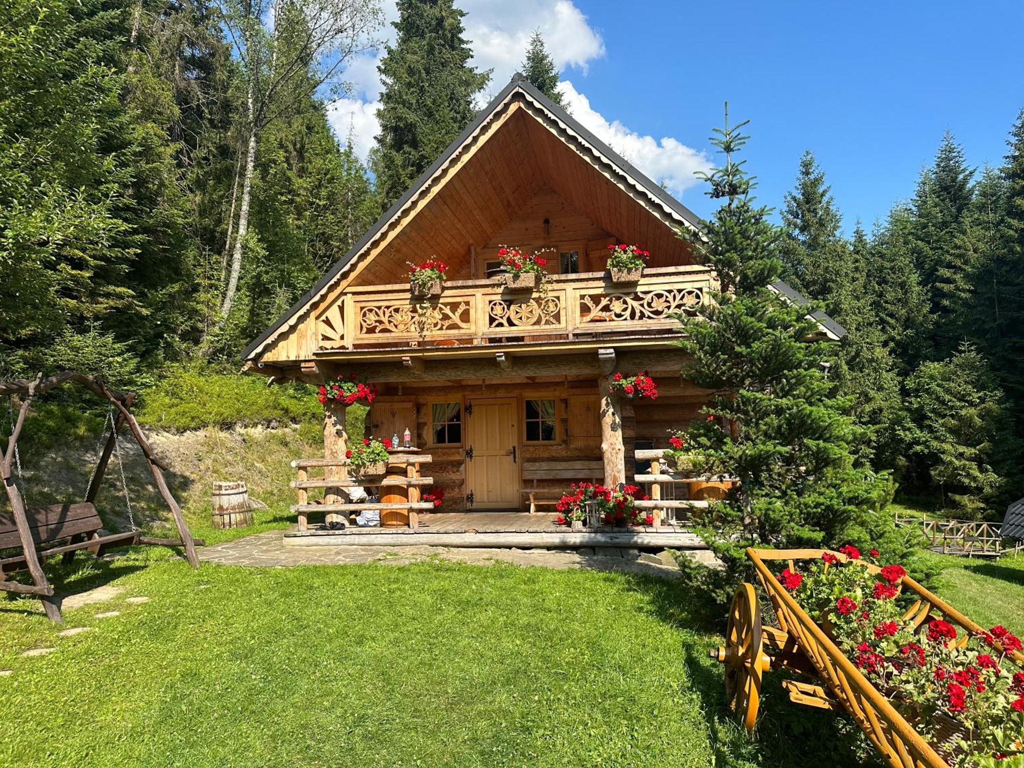 Lesna Bacowka Villa Nowy Targ Exteriör bild